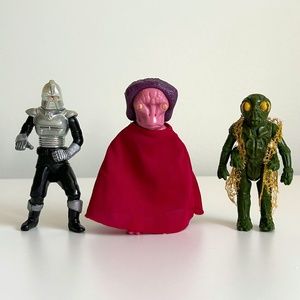 Vintage 1978 Battlestar Galactica Action Figures Cylon| Imperious Leader| Ovion